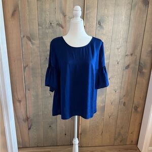 CAbi Royal Blue Blouse - 029
